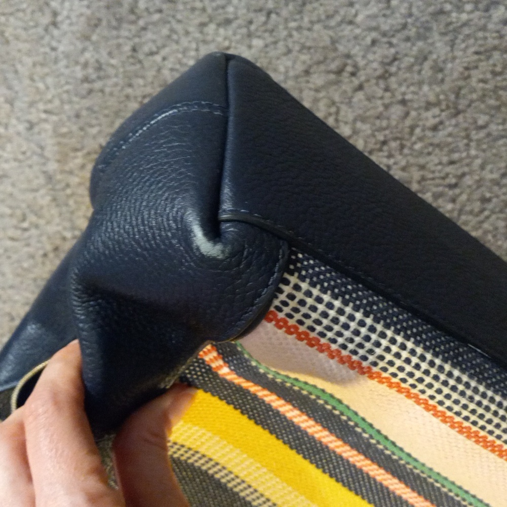 Kate Spade multicolored & navy blue beautiful bag - Picture 11 of 15